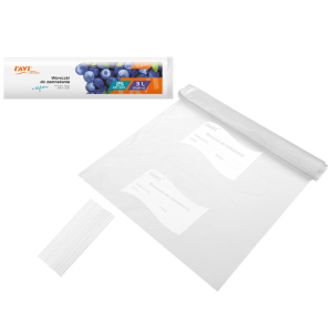 Woreczki do zamrażania z klipsami 3L 27x30cm 25 sztuk RAVI